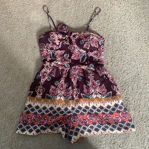 Purple Summer Romper Size Small